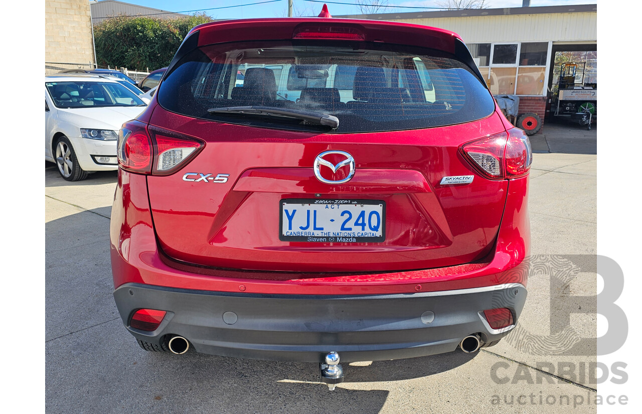 2/2013 Mazda Cx-5 Akera (4x4) MY13 4d Wagon Red 2.2L