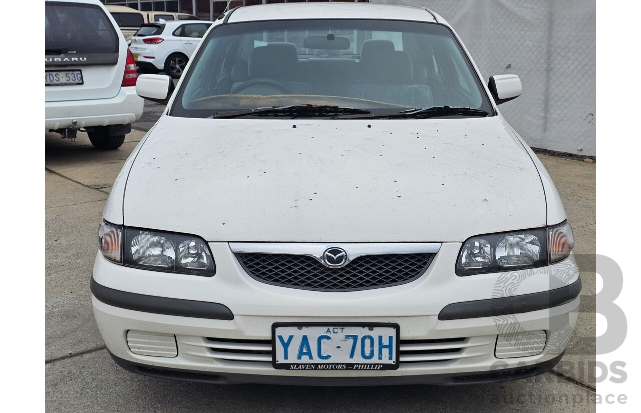 3/1998 Mazda 626 Classic 4d Sedan White 2.0L