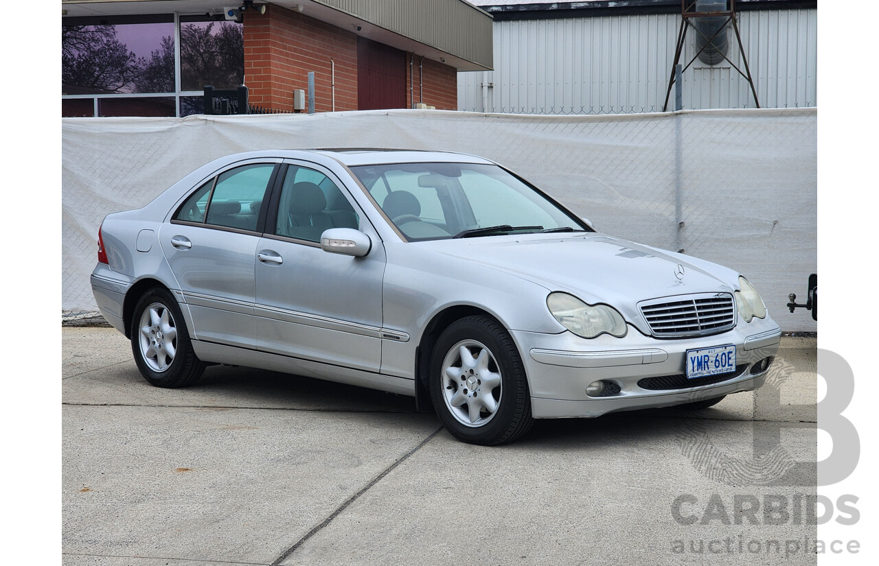 09/2003 Mercedes-Benz C180 KOMPRESSOR ELEGANCE RWD W203 4D Sedan Silver 1.8L