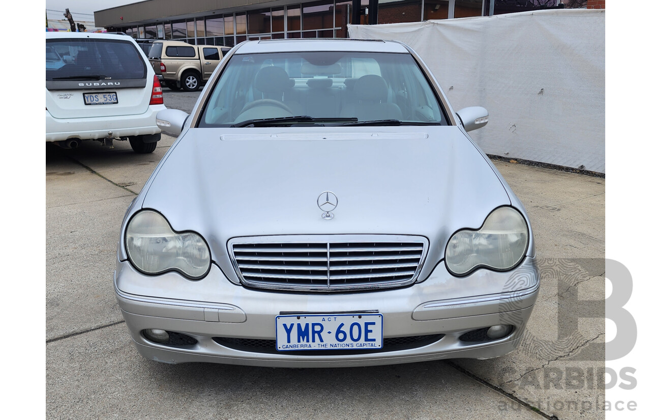 09/2003 Mercedes-Benz C180 KOMPRESSOR ELEGANCE RWD W203 4D Sedan Silver 1.8L