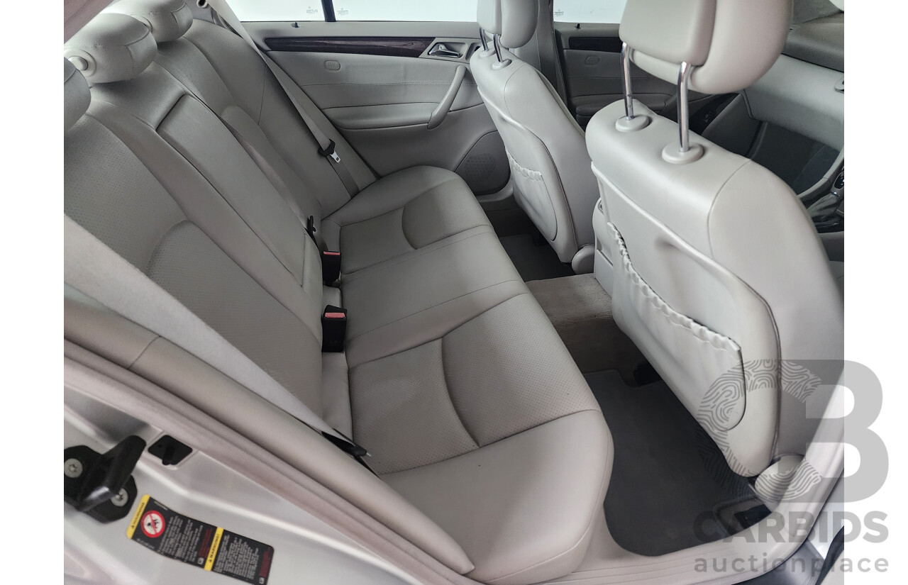 09/2003 Mercedes-Benz C180 KOMPRESSOR ELEGANCE RWD W203 4D Sedan Silver 1.8L