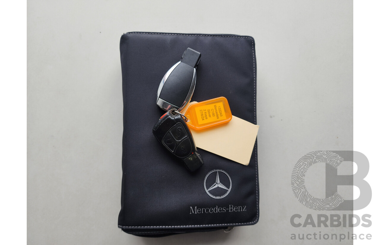 09/2003 Mercedes-Benz C180 KOMPRESSOR ELEGANCE RWD W203 4D Sedan Silver 1.8L