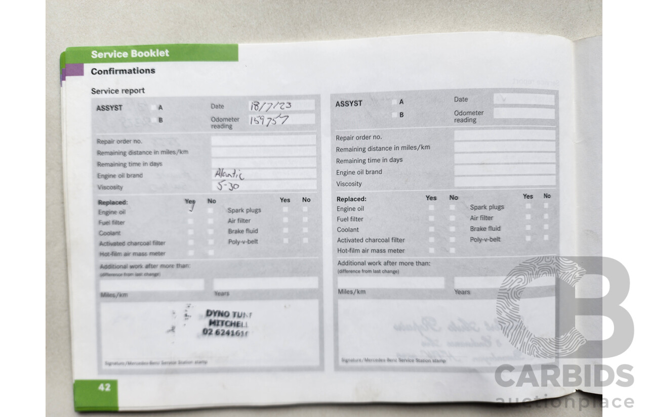 09/2003 Mercedes-Benz C180 KOMPRESSOR ELEGANCE RWD W203 4D Sedan Silver 1.8L