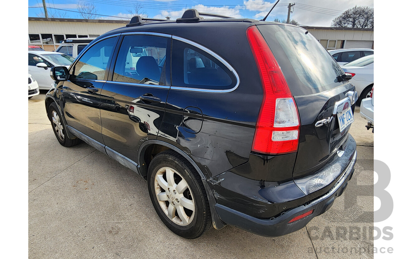 08/2008 Honda Cr-V (4x4) LUXURY 4x4 MY07 4D Wagon Black 2.4L
