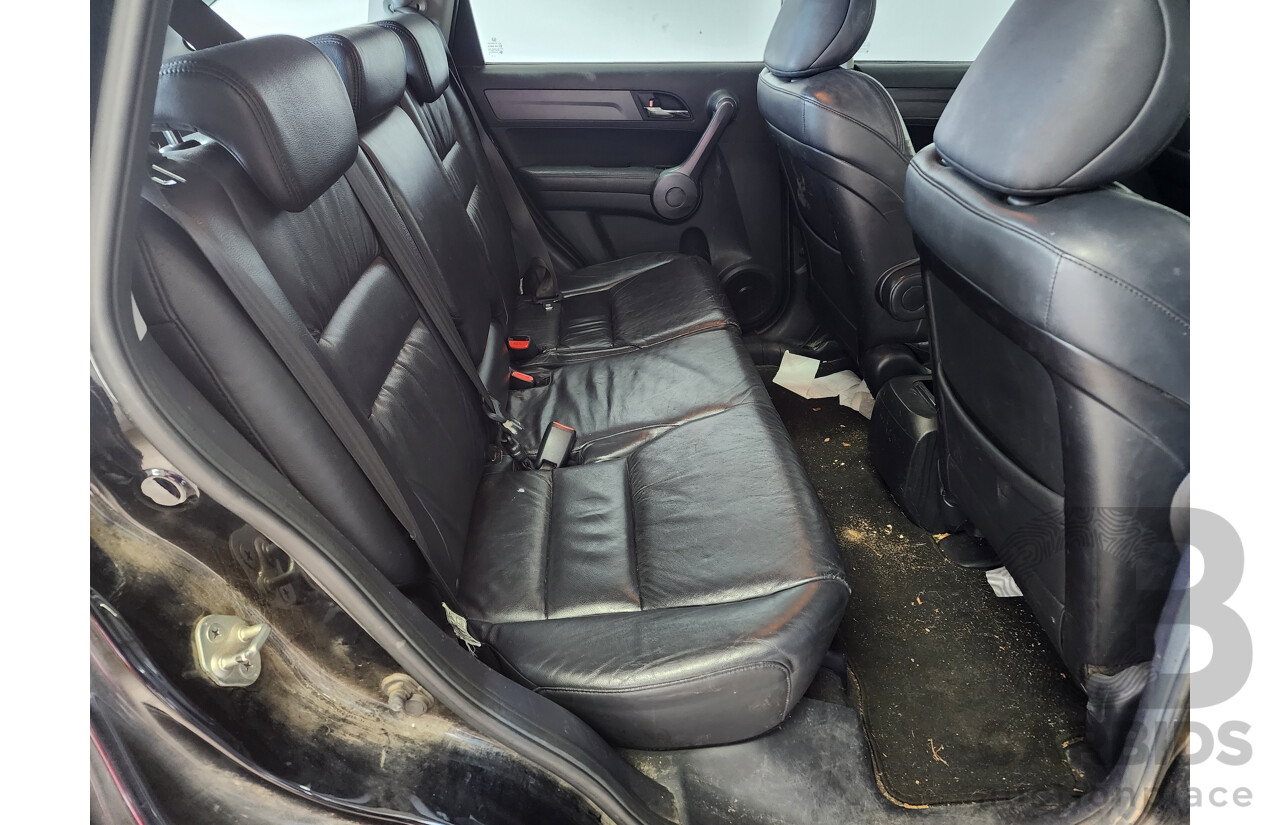 08/2008 Honda Cr-V (4x4) LUXURY 4x4 MY07 4D Wagon Black 2.4L