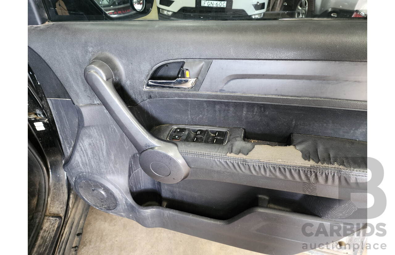 08/2008 Honda Cr-V (4x4) LUXURY 4x4 MY07 4D Wagon Black 2.4L