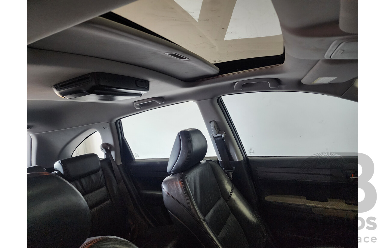 08/2008 Honda Cr-V (4x4) LUXURY 4x4 MY07 4D Wagon Black 2.4L