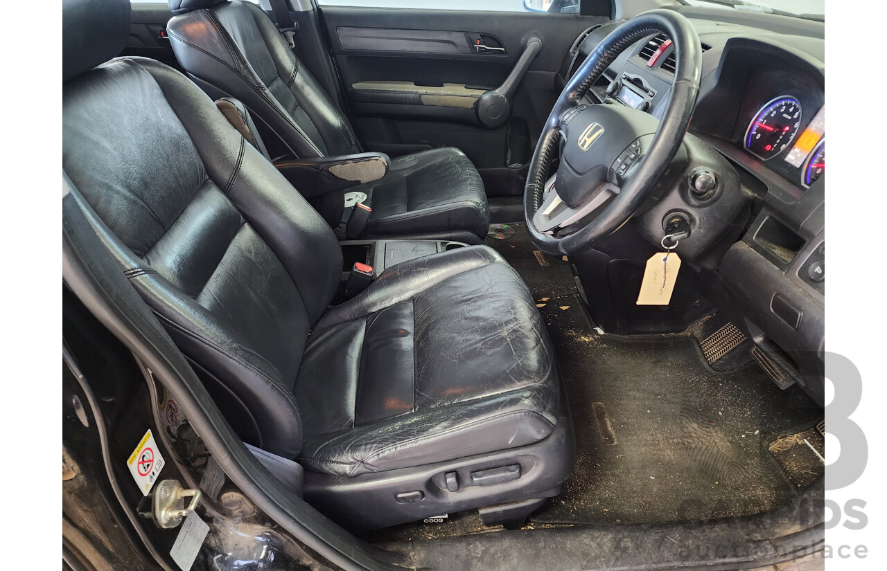 08/2008 Honda Cr-V (4x4) LUXURY 4x4 MY07 4D Wagon Black 2.4L