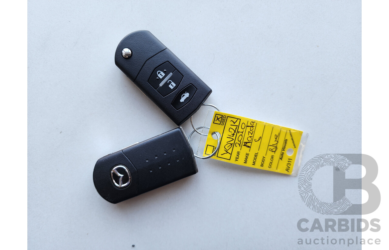 05/2010 Mazda Mazda6 CLASSIC FWD GH MY09 4D Sedan Blue 2.5L