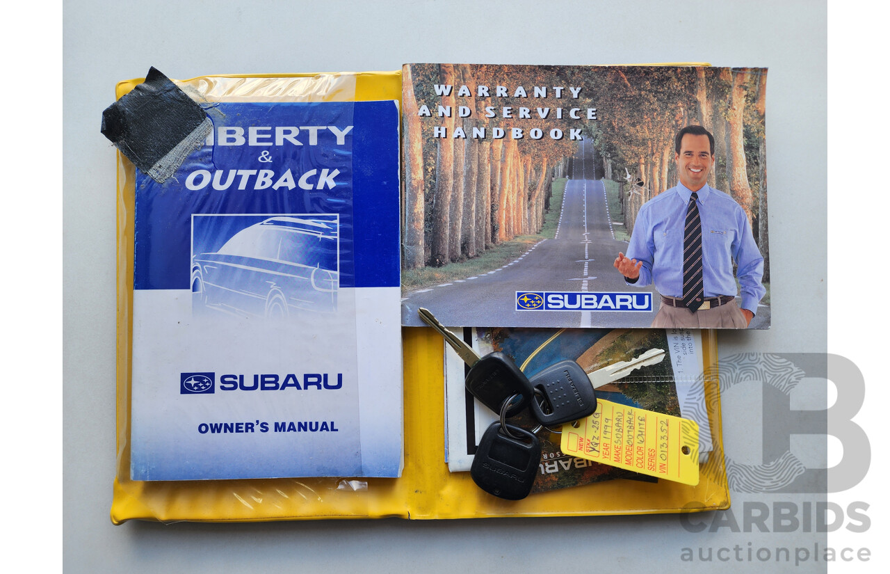 09/1999 Subaru Outback  AWD MY99 4D Wagon White 2.5L