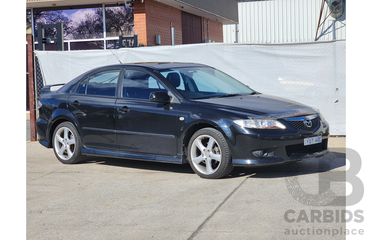 11/2003 Mazda Mazda6 LUXURY SPORTS FWD GG 5D Hatchback Black 2.3L