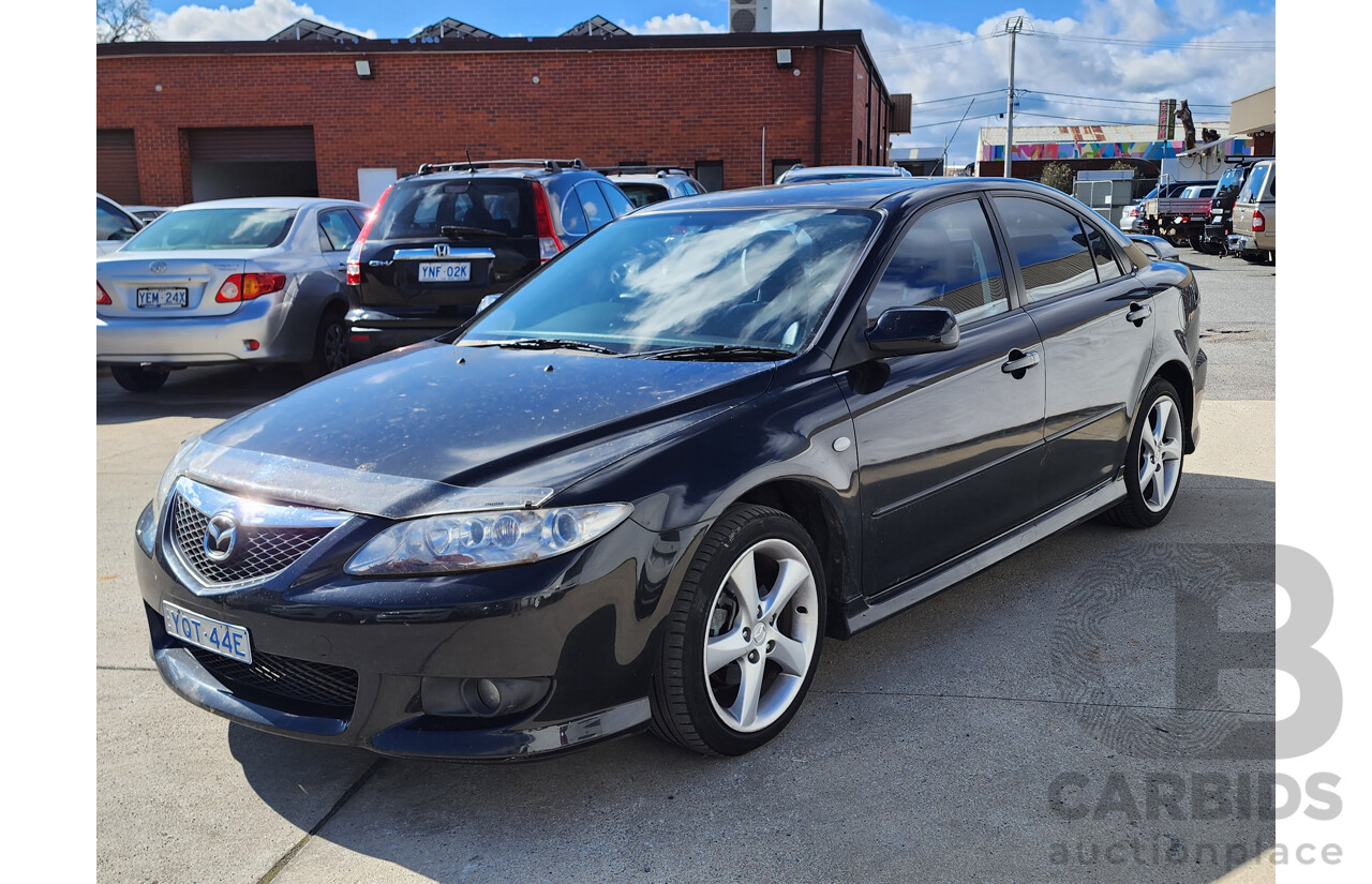 11/2003 Mazda Mazda6 LUXURY SPORTS FWD GG 5D Hatchback Black 2.3L