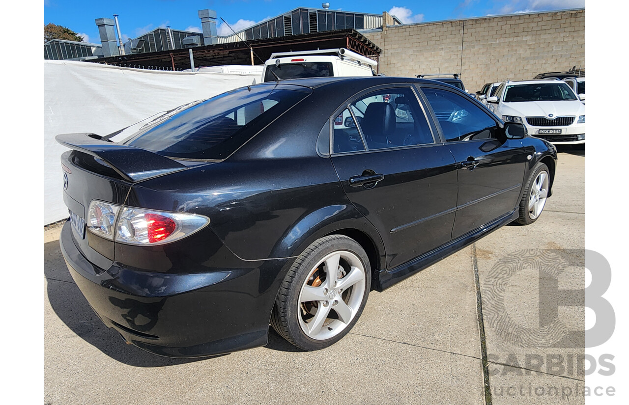 11/2003 Mazda Mazda6 LUXURY SPORTS FWD GG 5D Hatchback Black 2.3L