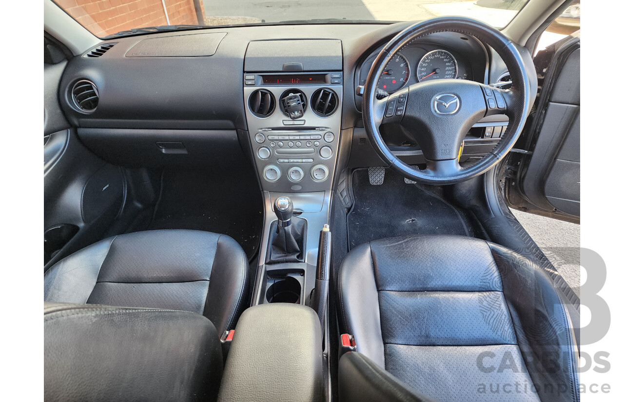 11/2003 Mazda Mazda6 LUXURY SPORTS FWD GG 5D Hatchback Black 2.3L