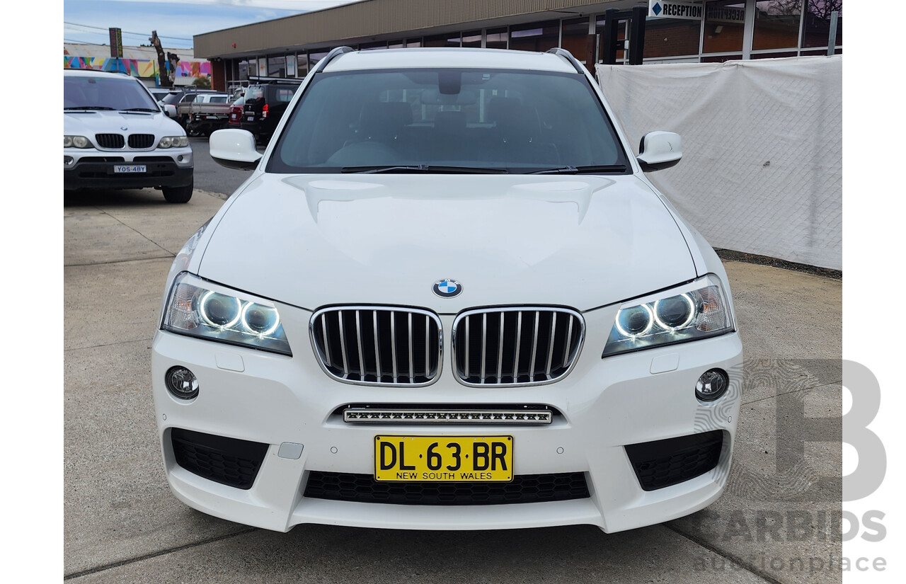 05/2013 Bmw X3 xDRIVE30d 4WD F25 4D Wagon White 3.0L