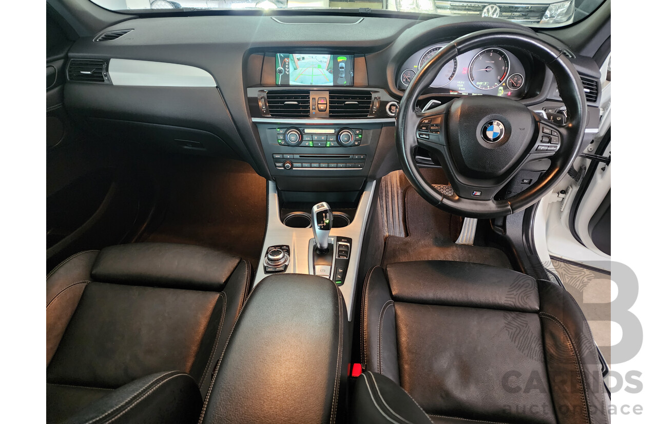 05/2013 Bmw X3 xDRIVE30d 4WD F25 4D Wagon White 3.0L