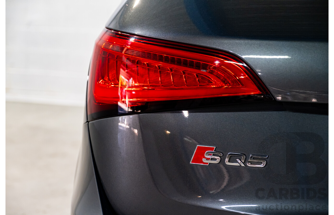 9/2014 Audi SQ5 3.0 TDI Quattro (AWD) 8R MY14 5d Wagon Monsoon Grey Metallic Twin Turbo V6 Diesel 3.0L