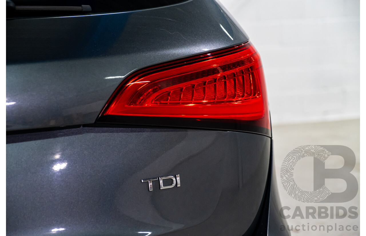 9/2014 Audi SQ5 3.0 TDI Quattro (AWD) 8R MY14 5d Wagon Monsoon Grey Metallic Twin Turbo V6 Diesel 3.0L