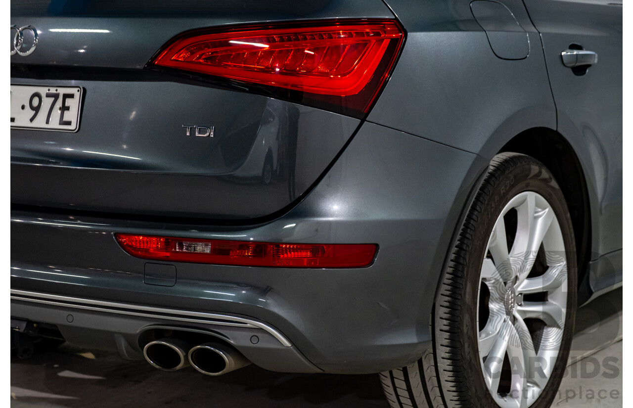 9/2014 Audi SQ5 3.0 TDI Quattro (AWD) 8R MY14 5d Wagon Monsoon Grey Metallic Twin Turbo V6 Diesel 3.0L