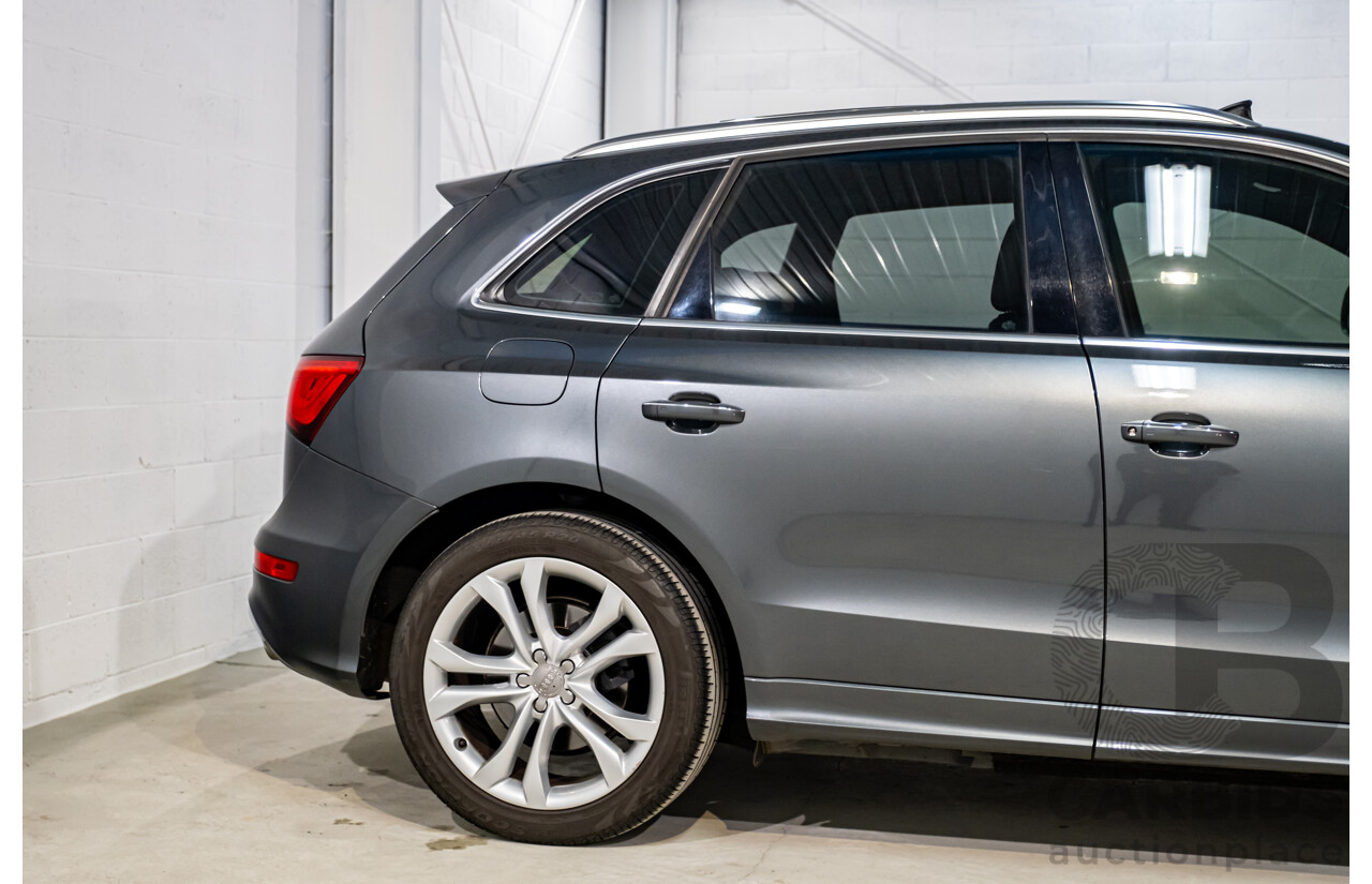 9/2014 Audi SQ5 3.0 TDI Quattro (AWD) 8R MY14 5d Wagon Monsoon Grey Metallic Twin Turbo V6 Diesel 3.0L