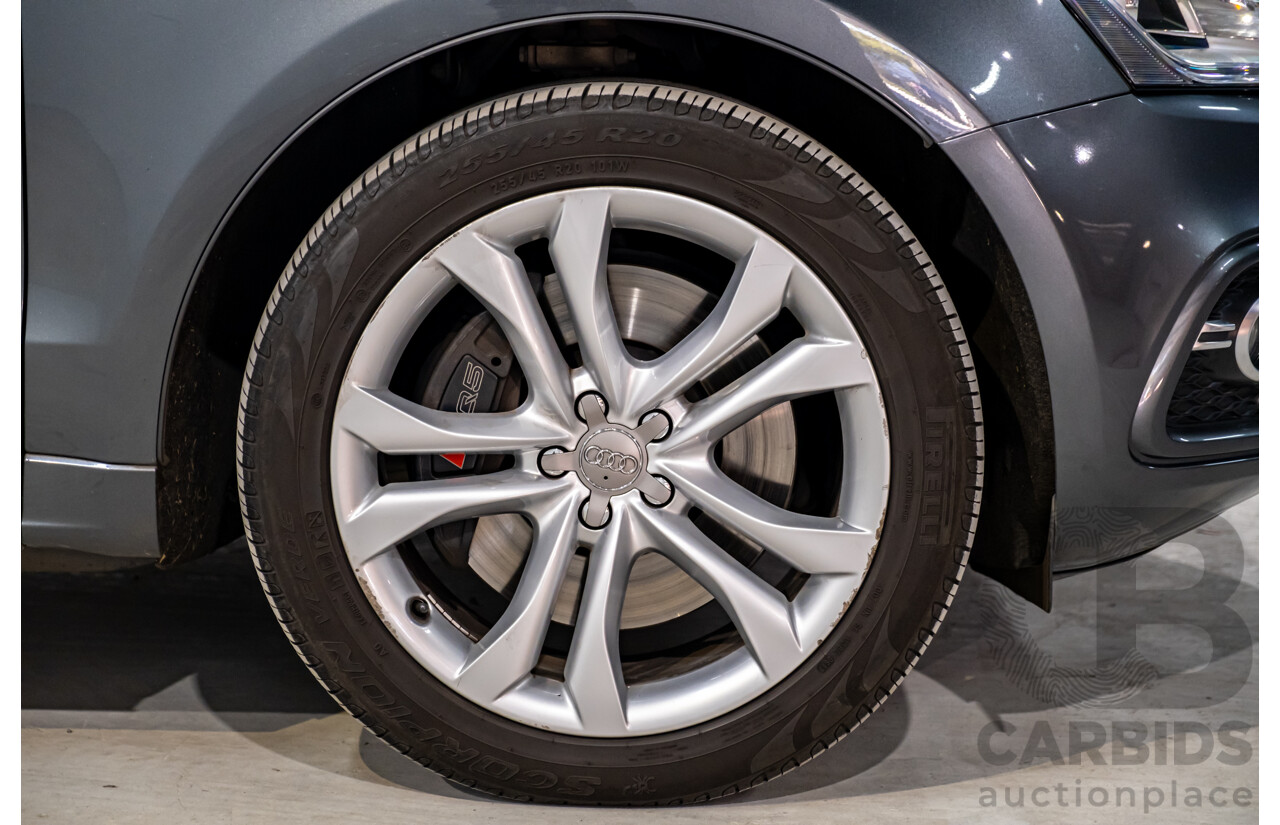 9/2014 Audi SQ5 3.0 TDI Quattro (AWD) 8R MY14 5d Wagon Monsoon Grey Metallic Twin Turbo V6 Diesel 3.0L