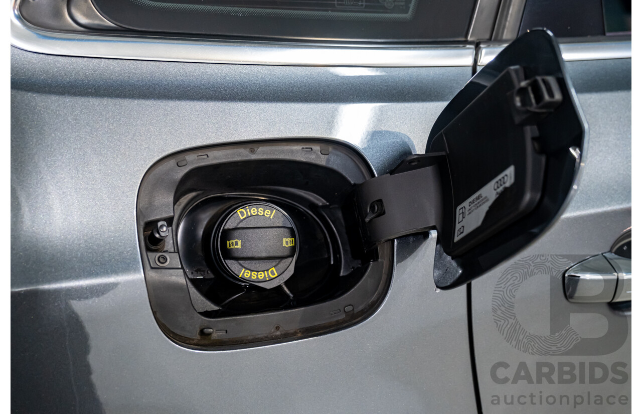 9/2014 Audi SQ5 3.0 TDI Quattro (AWD) 8R MY14 5d Wagon Monsoon Grey Metallic Twin Turbo V6 Diesel 3.0L