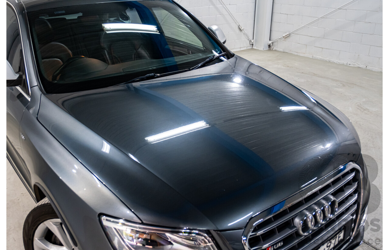 9/2014 Audi SQ5 3.0 TDI Quattro (AWD) 8R MY14 5d Wagon Monsoon Grey Metallic Twin Turbo V6 Diesel 3.0L