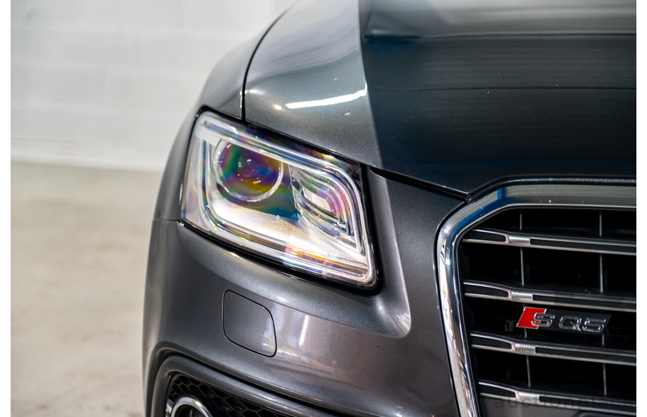9/2014 Audi SQ5 3.0 TDI Quattro (AWD) 8R MY14 5d Wagon Monsoon Grey Metallic Twin Turbo V6 Diesel 3.0L