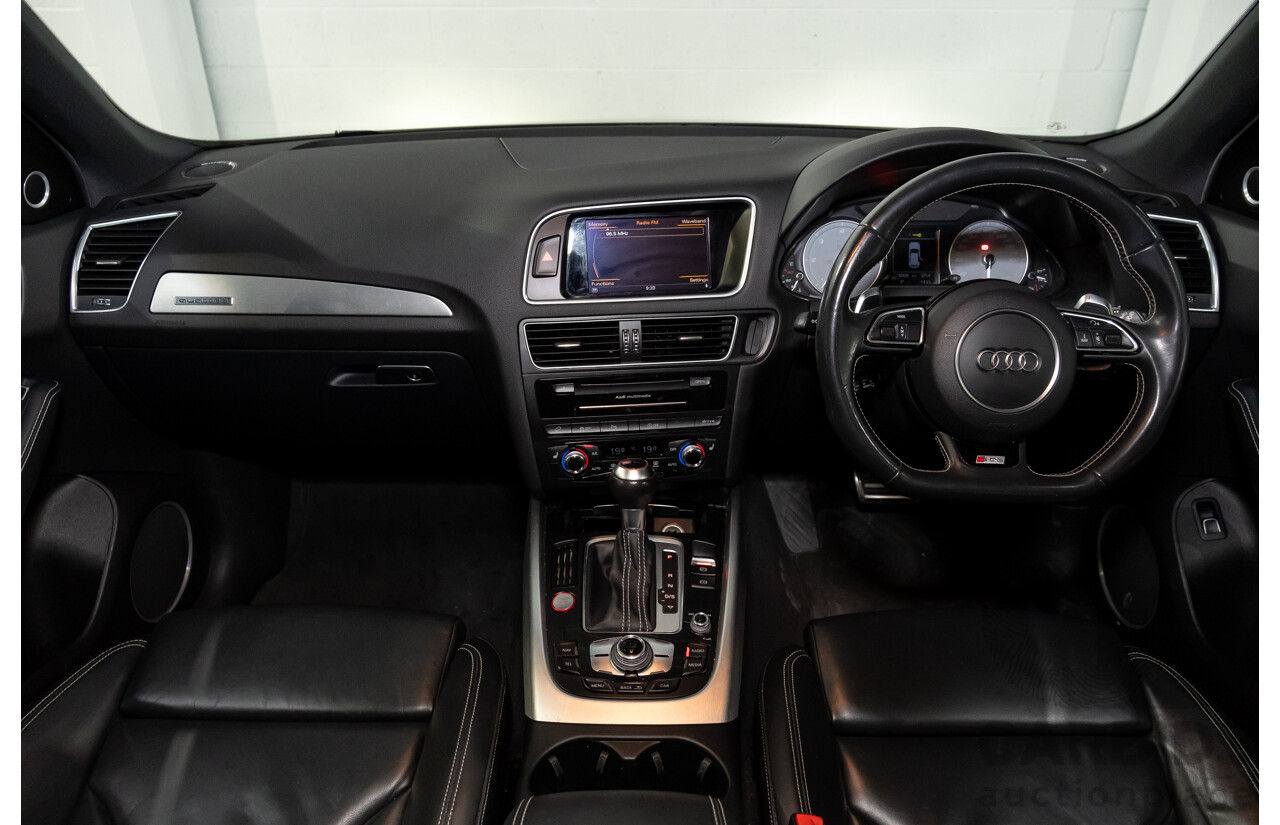 9/2014 Audi SQ5 3.0 TDI Quattro (AWD) 8R MY14 5d Wagon Monsoon Grey Metallic Twin Turbo V6 Diesel 3.0L
