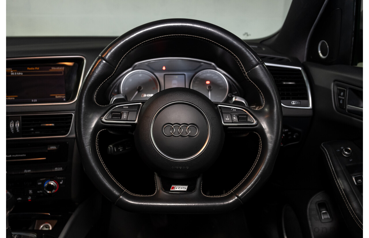 9/2014 Audi SQ5 3.0 TDI Quattro (AWD) 8R MY14 5d Wagon Monsoon Grey Metallic Twin Turbo V6 Diesel 3.0L