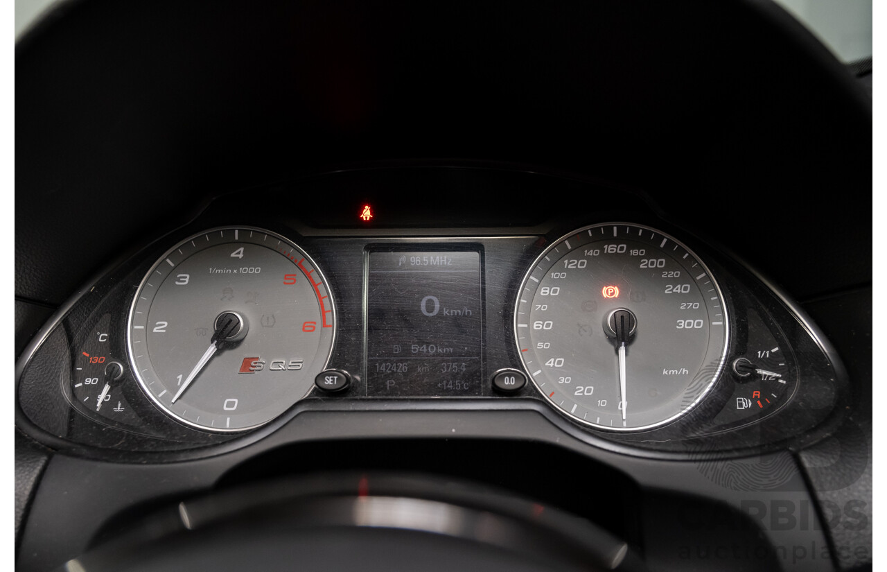 9/2014 Audi SQ5 3.0 TDI Quattro (AWD) 8R MY14 5d Wagon Monsoon Grey Metallic Twin Turbo V6 Diesel 3.0L