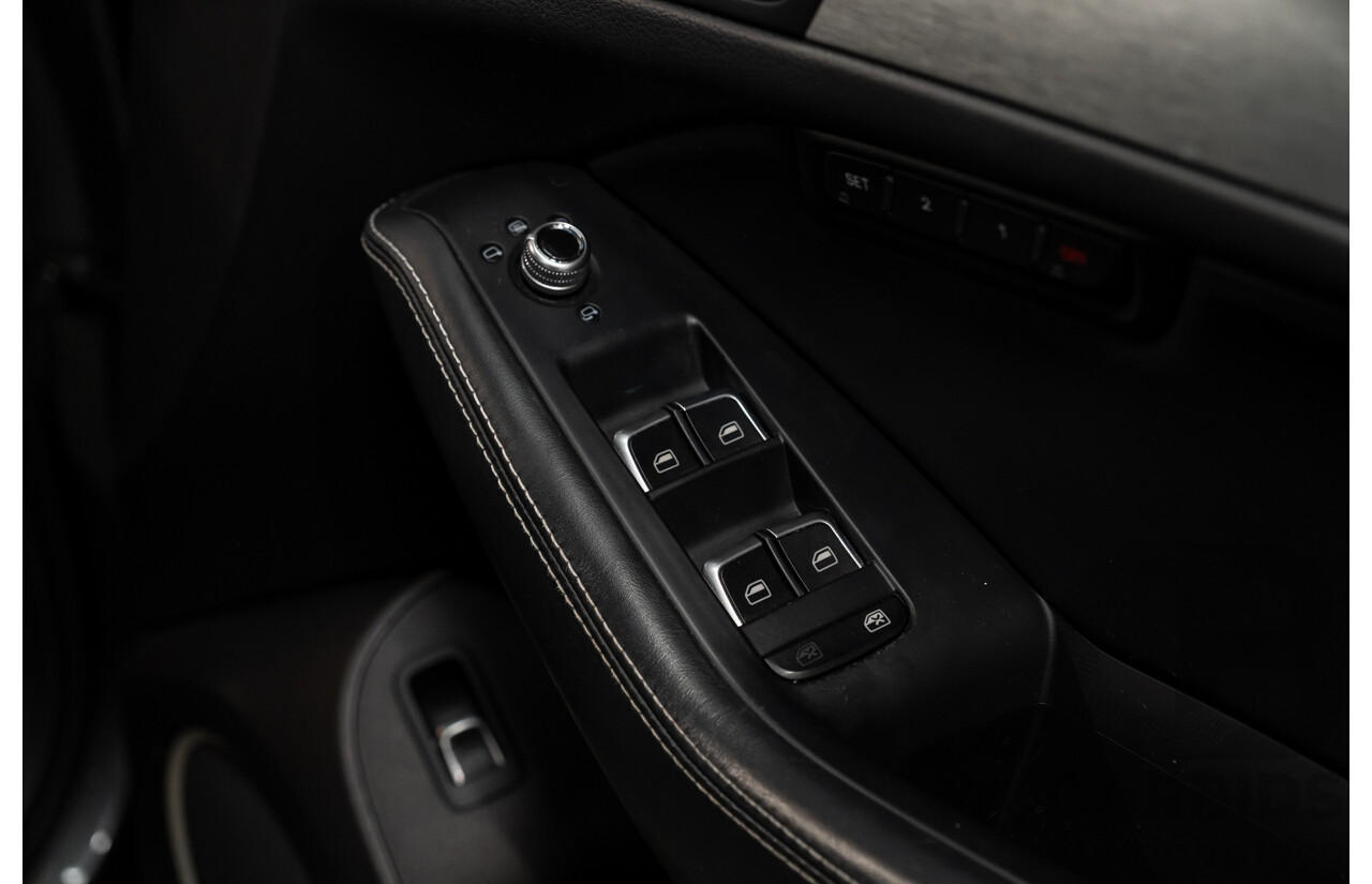 9/2014 Audi SQ5 3.0 TDI Quattro (AWD) 8R MY14 5d Wagon Monsoon Grey Metallic Twin Turbo V6 Diesel 3.0L