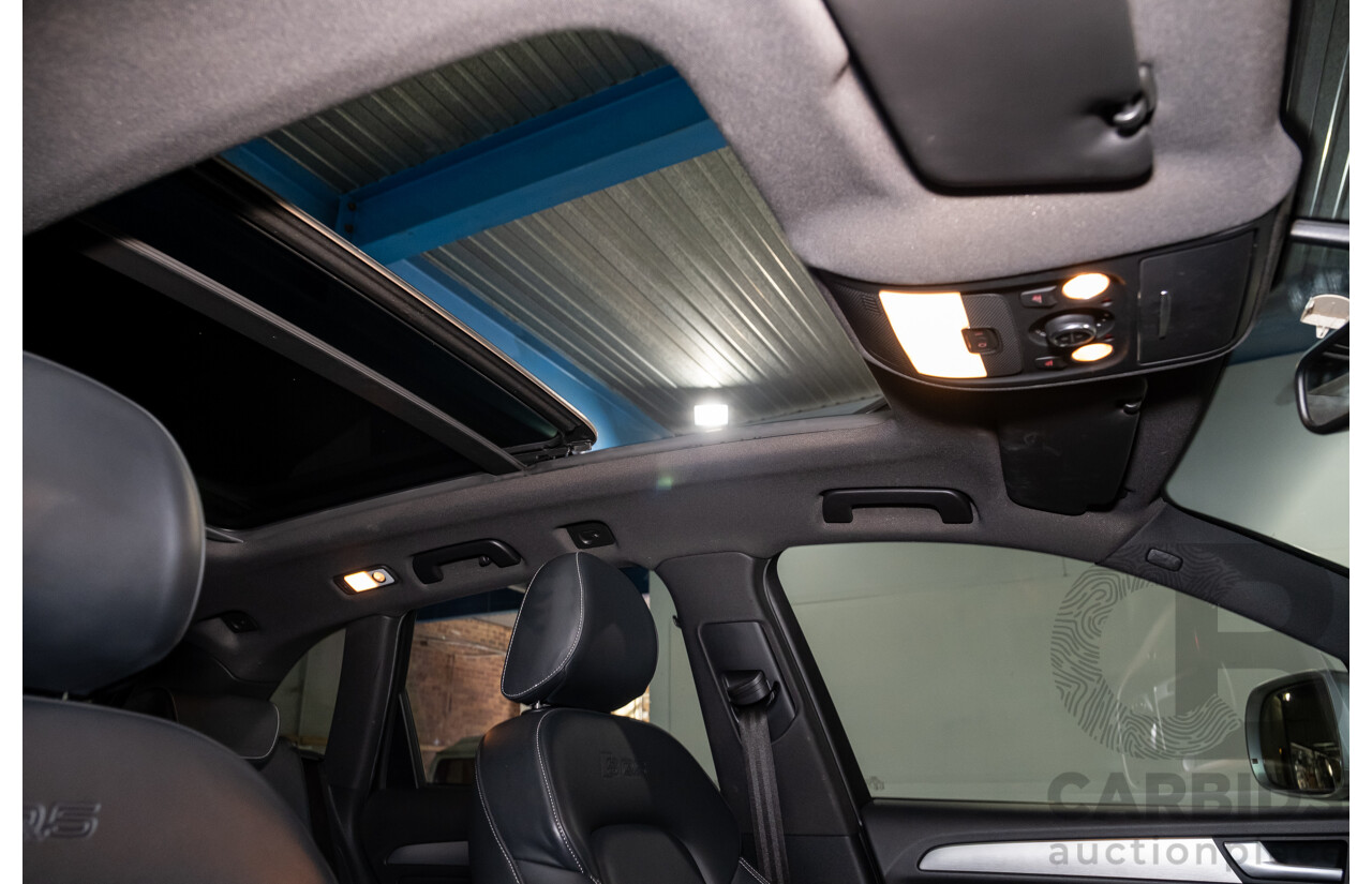 9/2014 Audi SQ5 3.0 TDI Quattro (AWD) 8R MY14 5d Wagon Monsoon Grey Metallic Twin Turbo V6 Diesel 3.0L