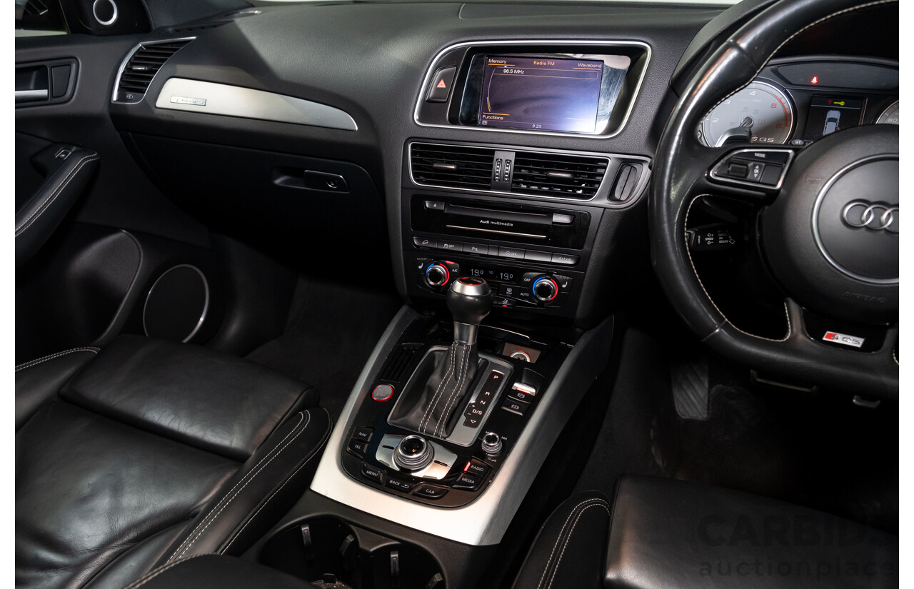 9/2014 Audi SQ5 3.0 TDI Quattro (AWD) 8R MY14 5d Wagon Monsoon Grey Metallic Twin Turbo V6 Diesel 3.0L