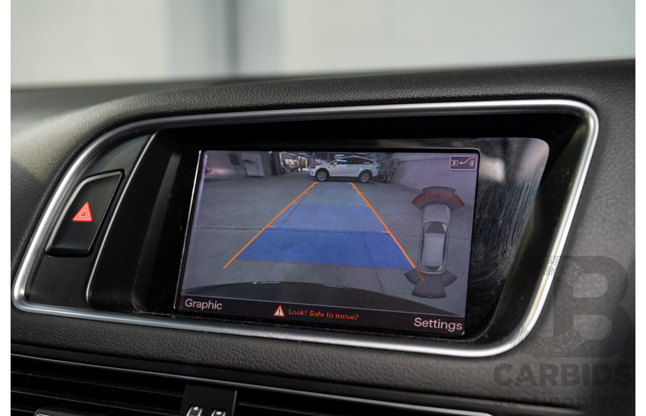 9/2014 Audi SQ5 3.0 TDI Quattro (AWD) 8R MY14 5d Wagon Monsoon Grey Metallic Twin Turbo V6 Diesel 3.0L