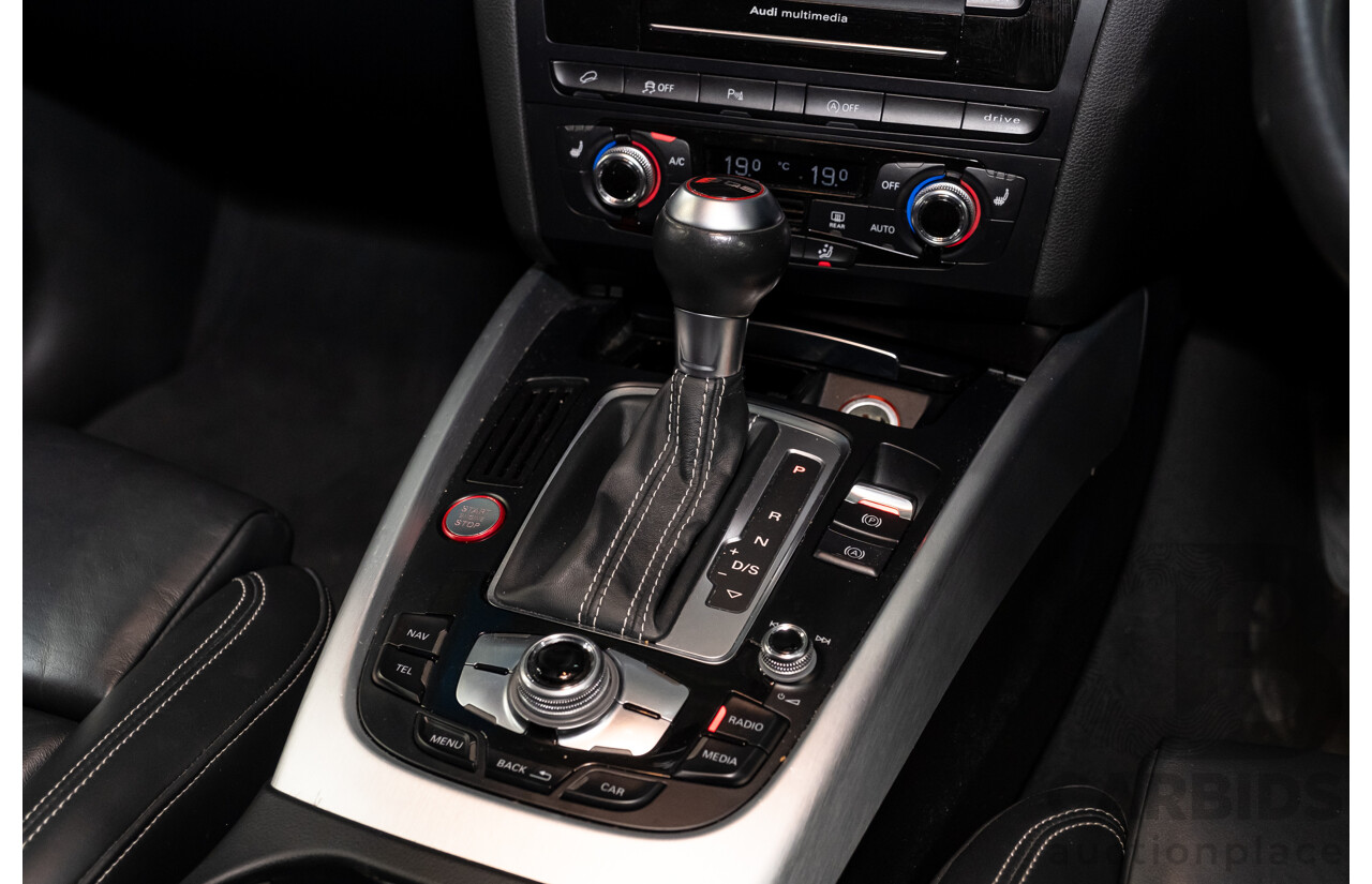 9/2014 Audi SQ5 3.0 TDI Quattro (AWD) 8R MY14 5d Wagon Monsoon Grey Metallic Twin Turbo V6 Diesel 3.0L