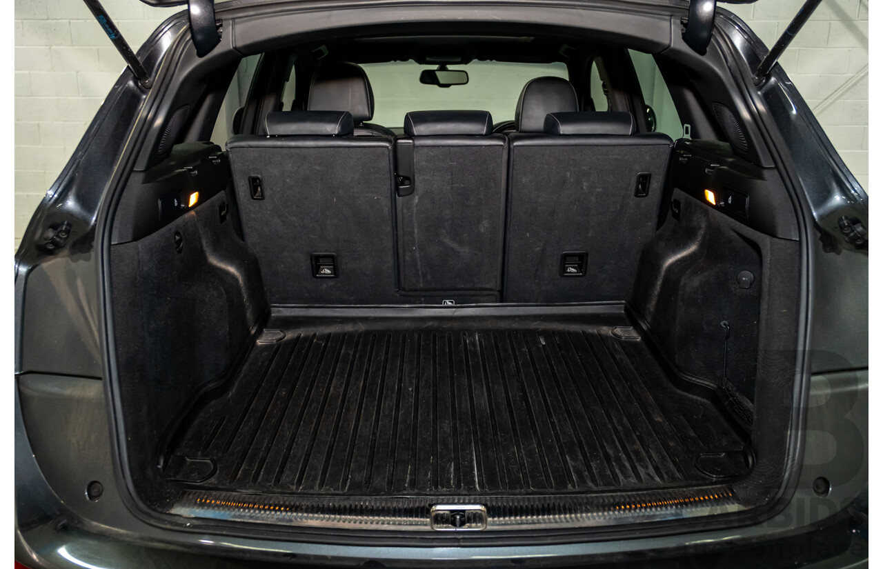 9/2014 Audi SQ5 3.0 TDI Quattro (AWD) 8R MY14 5d Wagon Monsoon Grey Metallic Twin Turbo V6 Diesel 3.0L