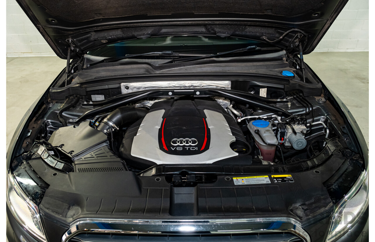 9/2014 Audi SQ5 3.0 TDI Quattro (AWD) 8R MY14 5d Wagon Monsoon Grey Metallic Twin Turbo V6 Diesel 3.0L