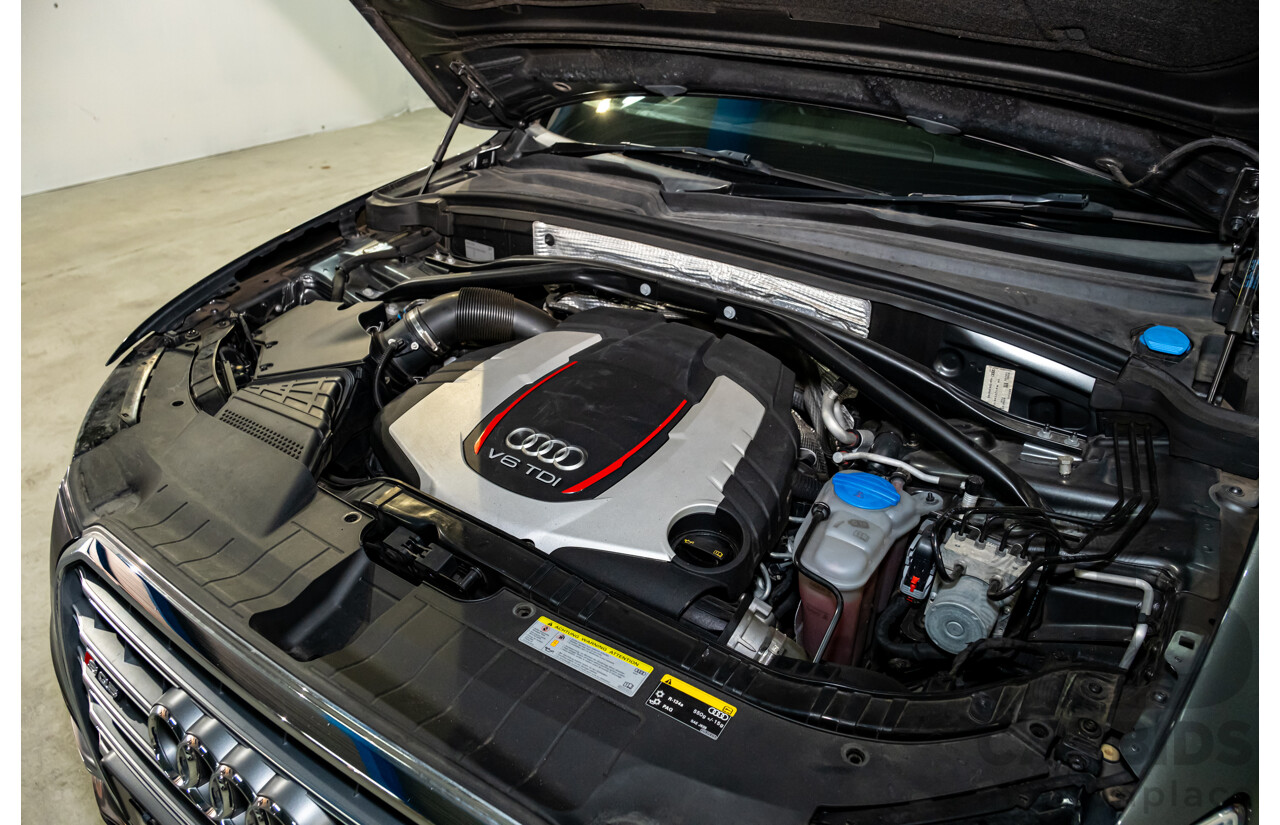 9/2014 Audi SQ5 3.0 TDI Quattro (AWD) 8R MY14 5d Wagon Monsoon Grey Metallic Twin Turbo V6 Diesel 3.0L