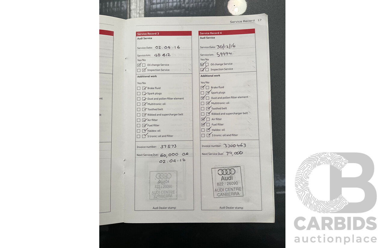 9/2014 Audi SQ5 3.0 TDI Quattro (AWD) 8R MY14 5d Wagon Monsoon Grey Metallic Twin Turbo V6 Diesel 3.0L