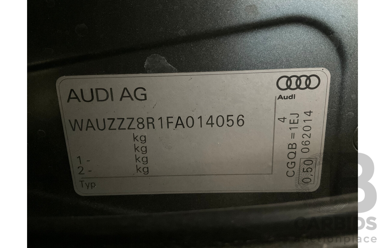 9/2014 Audi SQ5 3.0 TDI Quattro (AWD) 8R MY14 5d Wagon Monsoon Grey Metallic Twin Turbo V6 Diesel 3.0L