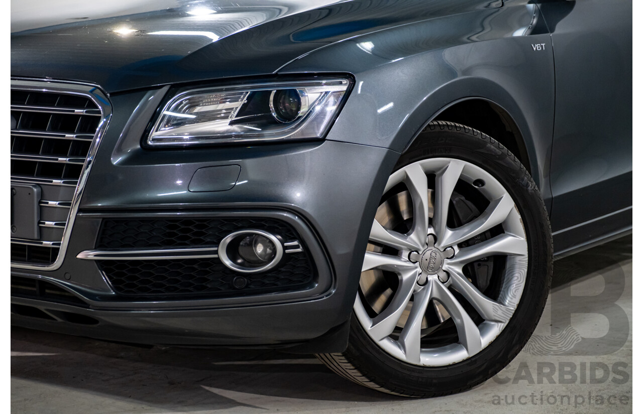 9/2014 Audi SQ5 3.0 TDI Quattro (AWD) 8R MY14 5d Wagon Monsoon Grey Metallic Twin Turbo V6 Diesel 3.0L