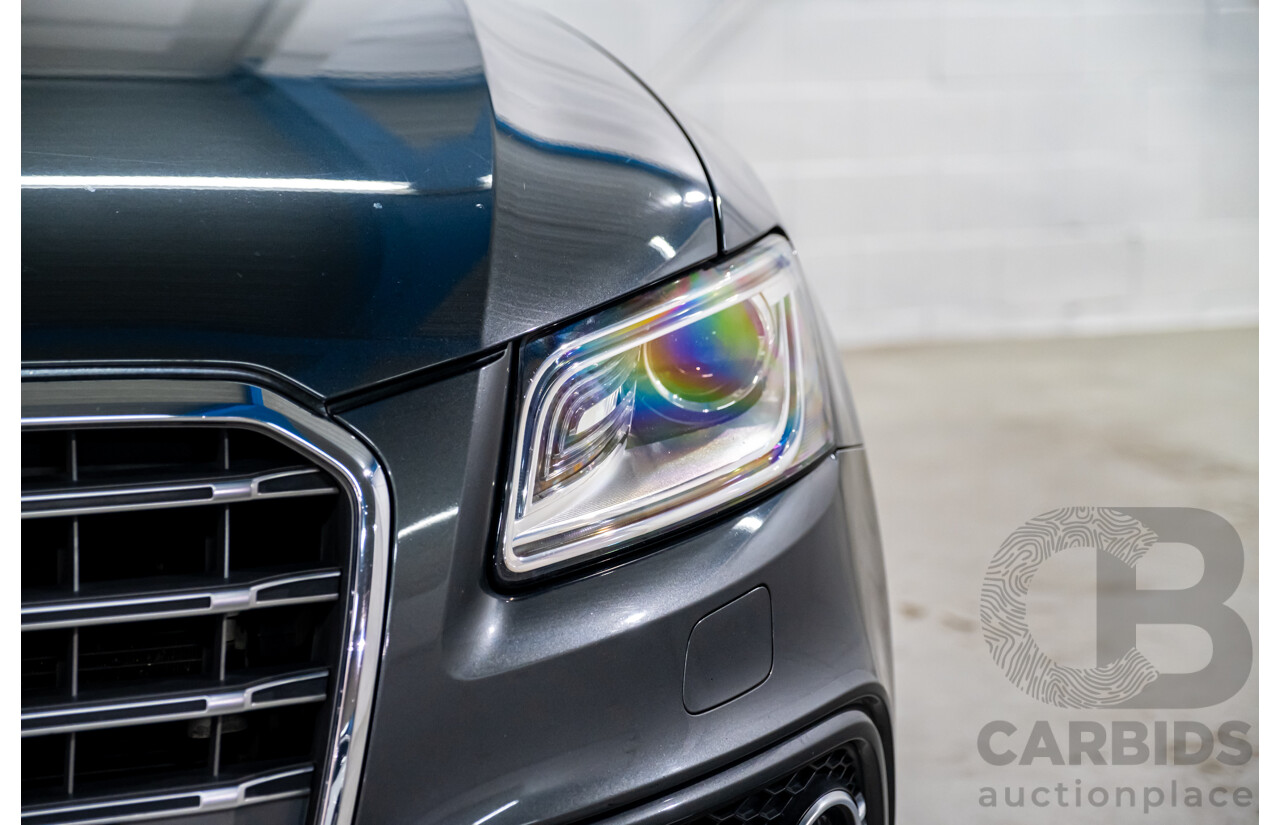 9/2014 Audi SQ5 3.0 TDI Quattro (AWD) 8R MY14 5d Wagon Monsoon Grey Metallic Twin Turbo V6 Diesel 3.0L