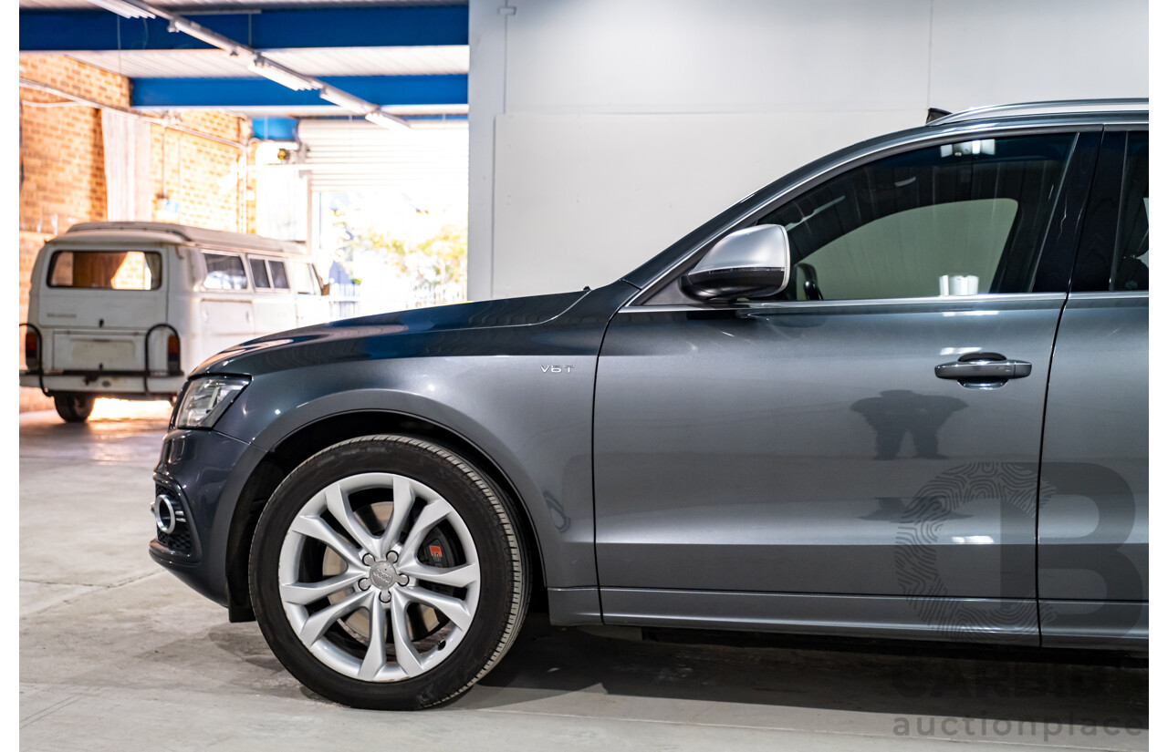 9/2014 Audi SQ5 3.0 TDI Quattro (AWD) 8R MY14 5d Wagon Monsoon Grey Metallic Twin Turbo V6 Diesel 3.0L