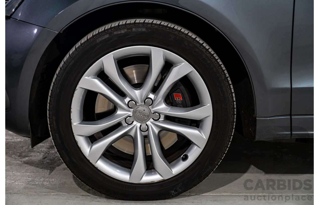 9/2014 Audi SQ5 3.0 TDI Quattro (AWD) 8R MY14 5d Wagon Monsoon Grey Metallic Twin Turbo V6 Diesel 3.0L