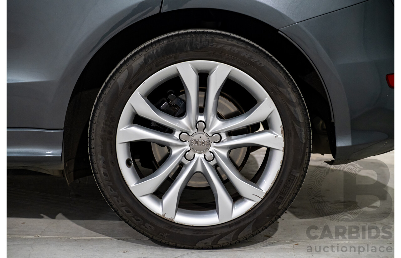 9/2014 Audi SQ5 3.0 TDI Quattro (AWD) 8R MY14 5d Wagon Monsoon Grey Metallic Twin Turbo V6 Diesel 3.0L