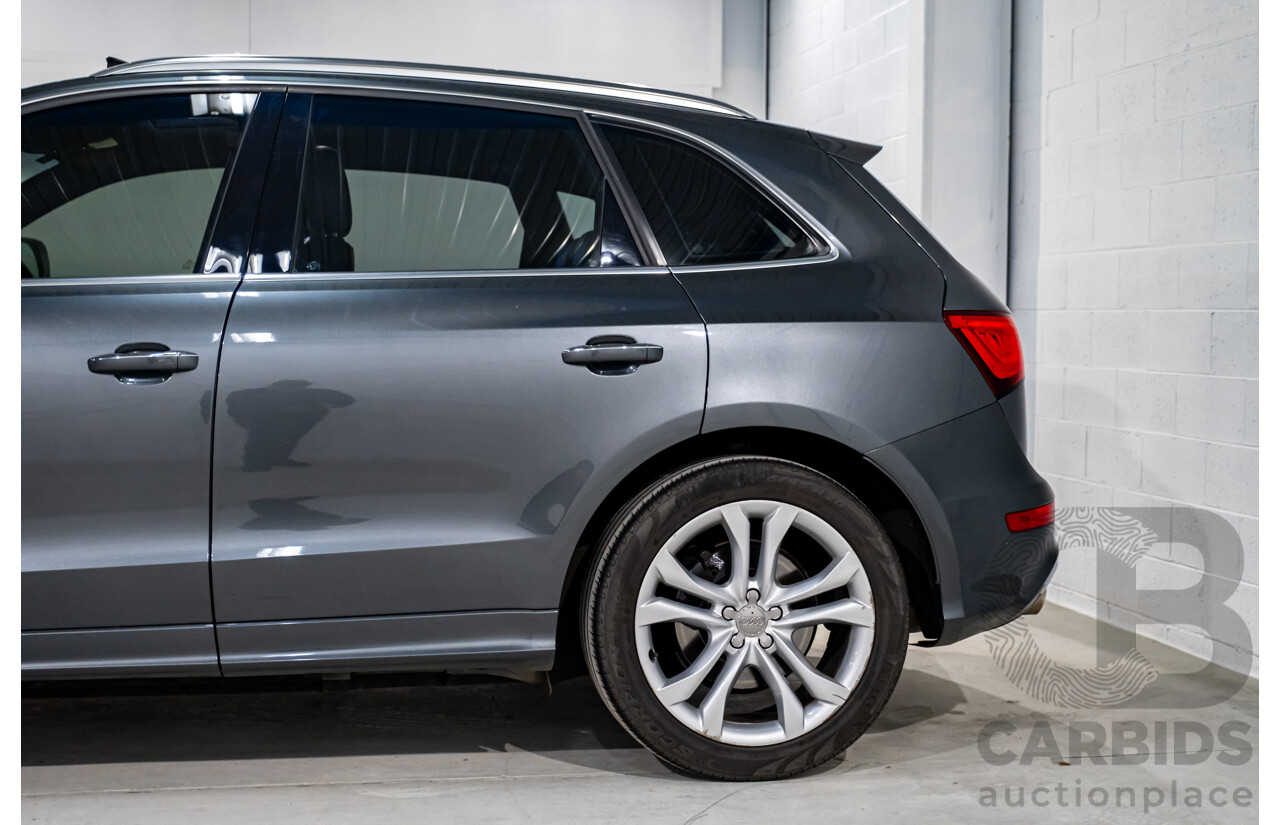 9/2014 Audi SQ5 3.0 TDI Quattro (AWD) 8R MY14 5d Wagon Monsoon Grey Metallic Twin Turbo V6 Diesel 3.0L