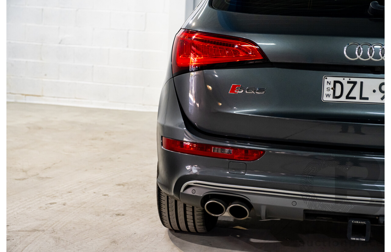 9/2014 Audi SQ5 3.0 TDI Quattro (AWD) 8R MY14 5d Wagon Monsoon Grey Metallic Twin Turbo V6 Diesel 3.0L