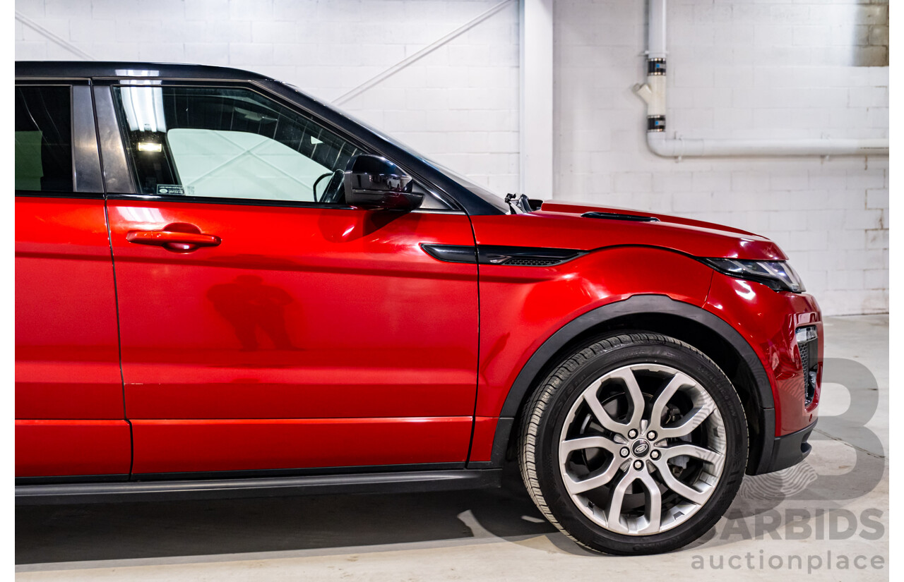 01/2016 Land Rover Range Rover Evoque TD4 180 HSE Dynamic (AWD) LV MY16 4d Wagon Firenze Red Metallic Turbo Diesel 2.0L