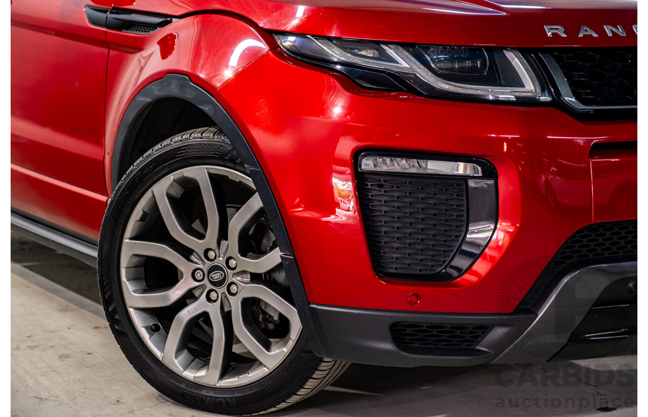 01/2016 Land Rover Range Rover Evoque TD4 180 HSE Dynamic (AWD) LV MY16 4d Wagon Firenze Red Metallic Turbo Diesel 2.0L